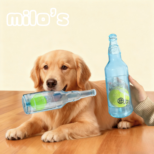 Bottle-Shaped Dog Chew Toy